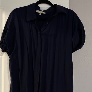 Casa Cabana Navy Blue Blouse